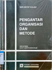 Image of Pengantar Organisasi dan Metode